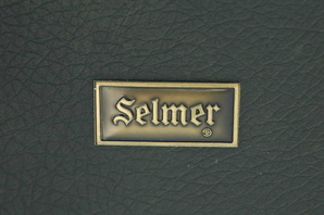 Selmer Logo On Case Upright