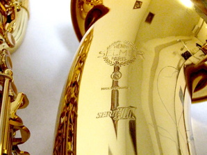 bell engraving with selmer logo