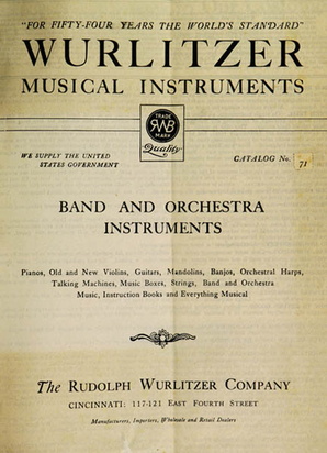 RUDOLPH WURLITZER &amp; Co  1910 page001