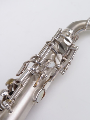 Saxophone-alto-Lebblanc-semi-rationnel-argenté-sablé-gravé-12 2