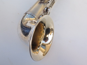 saxophone-soprano-King-Saxello-argenté-sablé-plaqué-or-7