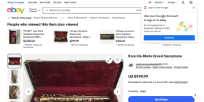 ebay ad fullpage screenshot