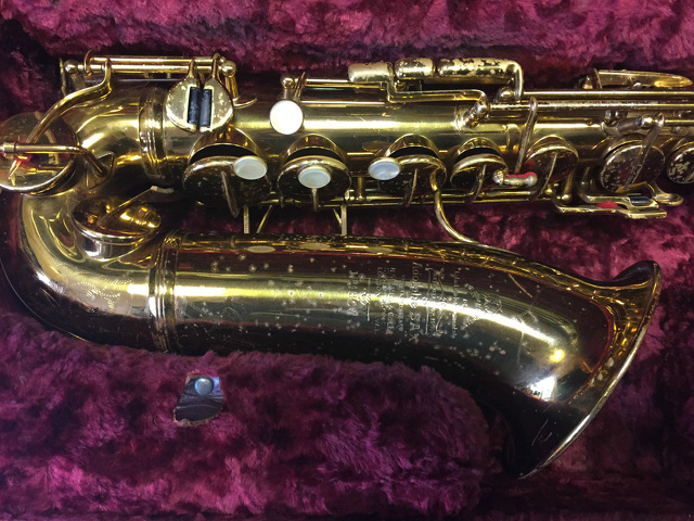Eb Alto saxophone adolphe edouard sax.JPG