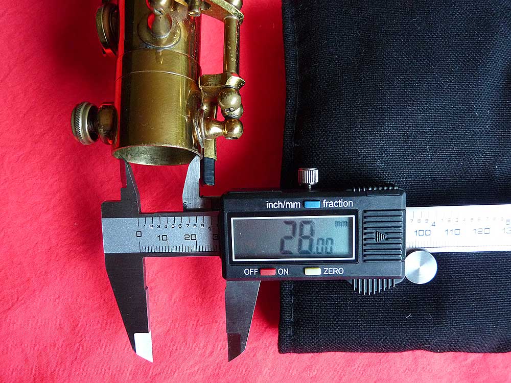 D&J-Socket-Size Dörfler & Jörka, tenor saxophone, socket, vintage, German